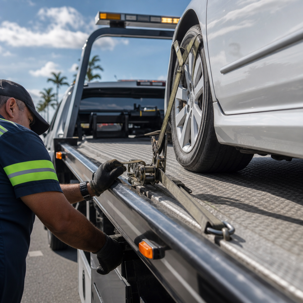 local towing company West Palm Beach — emergency towing image in West Palm Beach
